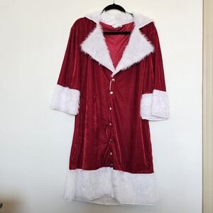 🎄 Get Festive with this Underwraps Woman Santa Jacket! 🎄Size XL